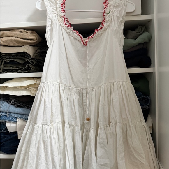 Free People White Floral Embroidered Dress - Picture 3 of 3